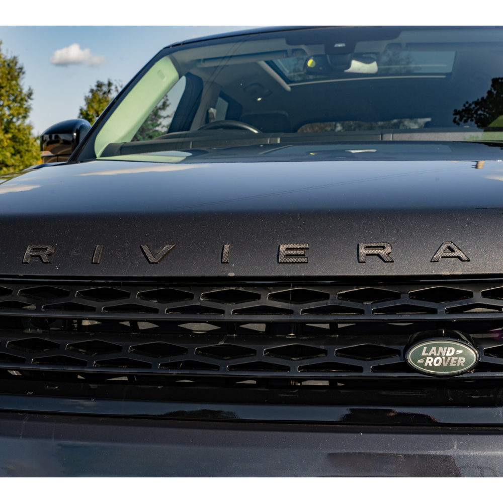 Riviera Range Rover Bonnet Lettering
